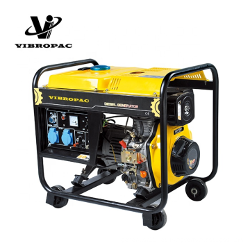 Stock abierto tipo 2-4.5KVA Generador diesel